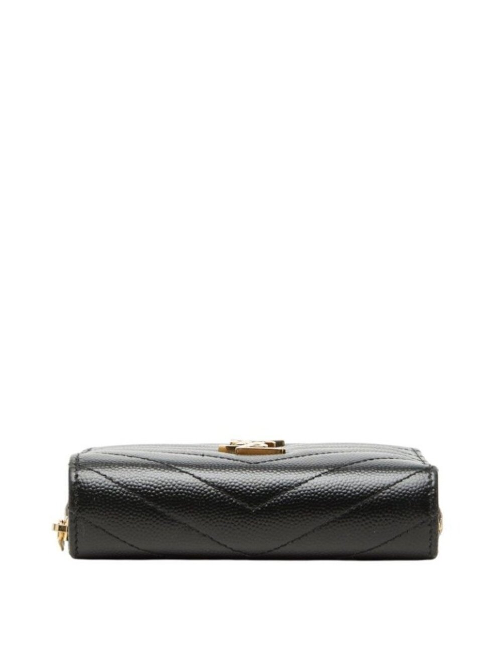 Saint Laurent YSL Logo V-stitch Bifold Wallet Black Caviar Leather - Picture 3 of 9